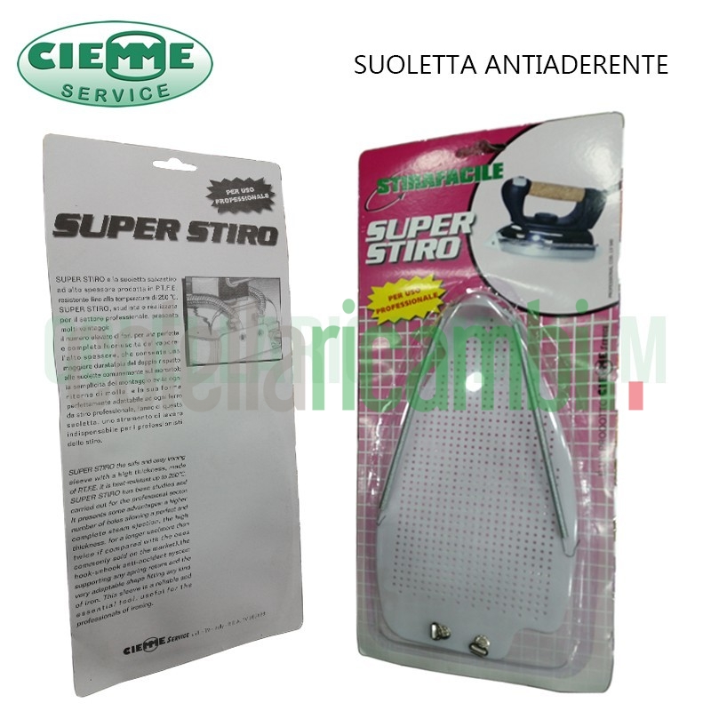 Suoletta Salvastiro Professionale Universale Antiaderente Antilucido Super Stiro