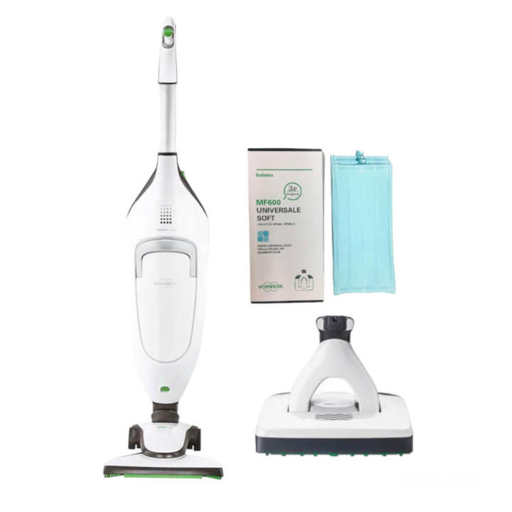 Aspirapolvere Folletto VK 220s Rigenerato Originale con Pulilava SP620s.