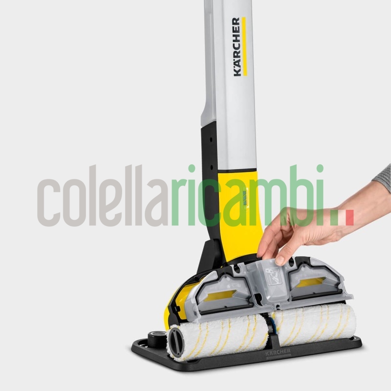 Set rulli grigi microfibra lavapavimenti Karcher 2.055-007.0