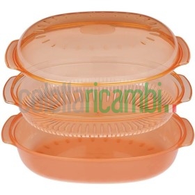 WPRO - Stoomschotel Ovale 2,5 litri  Arancio  484000008885