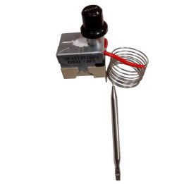 Termostato Di Sicurezza A Riarmo Manuale - Regolazione Temperatura 90-110°C, Lunghezza Capillare 1,5Mt. Stufe a Pellet 14704001
