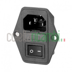 Interruttore Presa con Portafusibile Stufe a Pellet F605