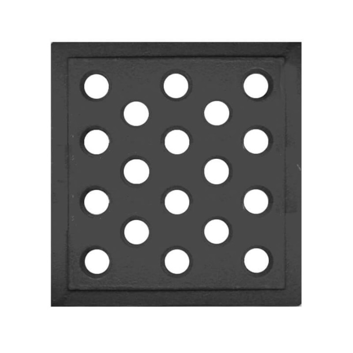 Griglia In Ghisa 160X160 Con Fori 15Mm Stufe a Pellet 14810023