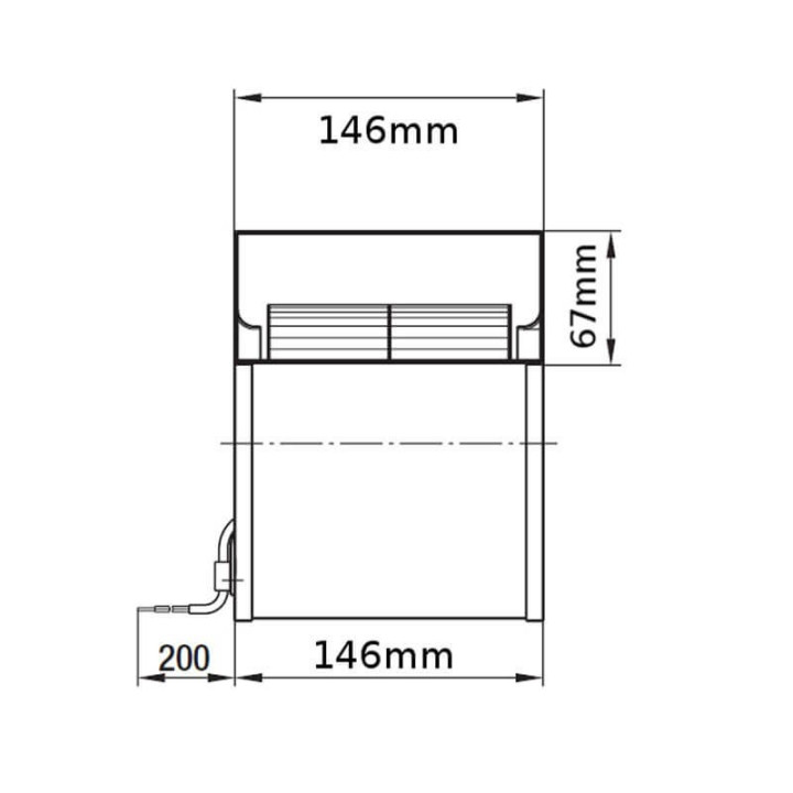 Ventilatore Centrifugo Ebm D2e097-Be01-02 - Senza Flangia - Portata 390Mq/H. 14706013