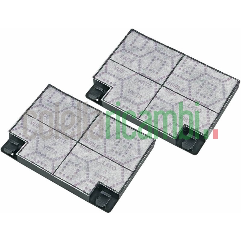 Whirlpool Wpro Set filtri a Carbone Attivo Filtro 2 Pezzi C00385096