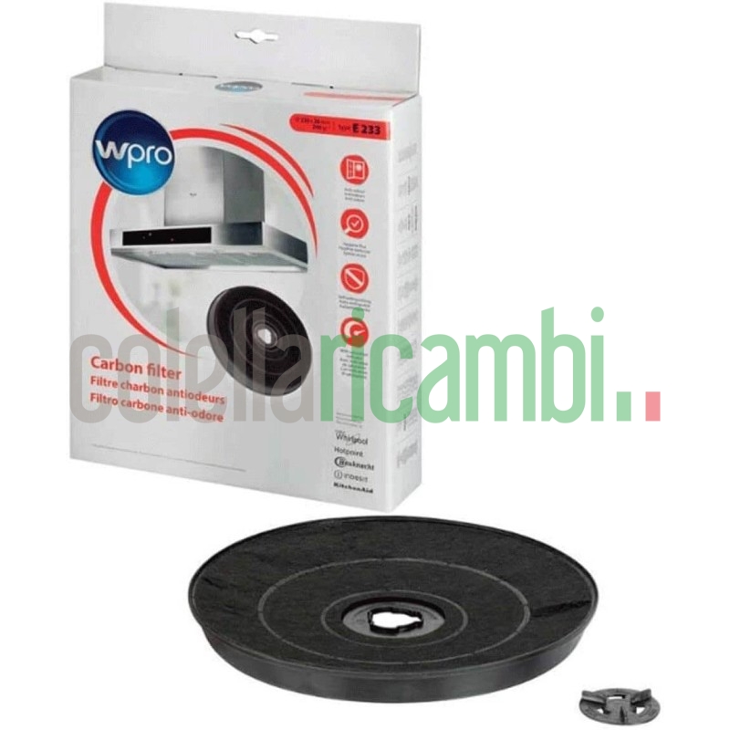 Filtro a carbone tipo E233 Wpro C00383475