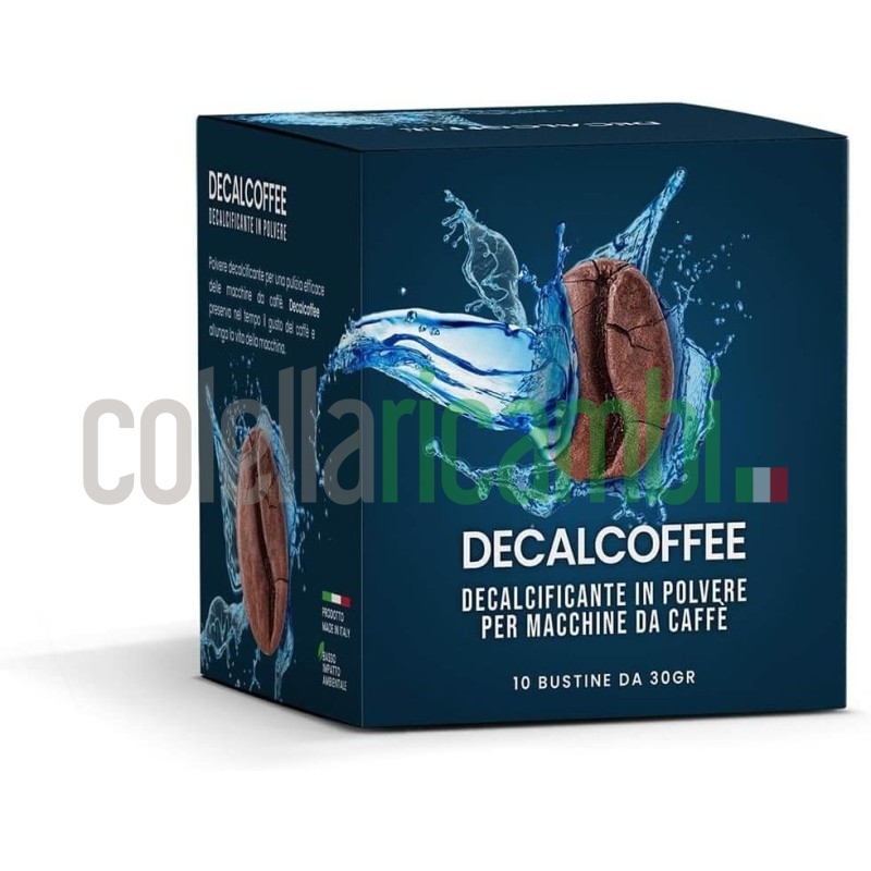 Decalcificante in Polvere per Macchine da Caffè - 10 Bustine da 30 gr di decalcificante biodegradabile