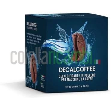 Decalcificante in Polvere per Macchine da Caffè - 10 Bustine da 30 gr di decalcificante biodegradabile