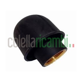 Tappo di sicurezza, femmina da 1/2" completo di guarnizione siliconata