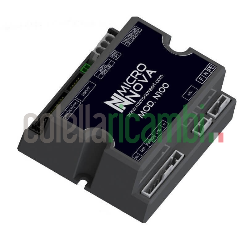 Scheda Micronova N100 Boxata - Per Stufe Aria - Per Display 14710011 -14710014 - 14710025 Stufe a Pellet 14710009