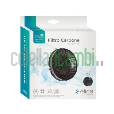 Kit Filtro Carbone Cappa Orignale Elica 2 Pezzi KIT0161388