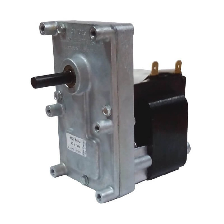 Motoriduttore T3 5,3Rpm Pacco50mm Albero 8,5 Spianato - Rotazione Oraria.Ungaro - Lincar - Moretti Stufe a Pellet 14702010