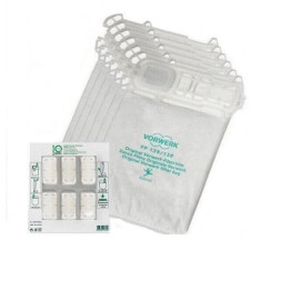 Sacchetti Originali Vorwerk Folletto Super Filtrello VK135 VK136 + Dovina (6 PZ)
