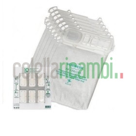 Sacchetti Originali Vorwerk Folletto Super Filtrello VK135 VK136 + Dovina (6 PZ)