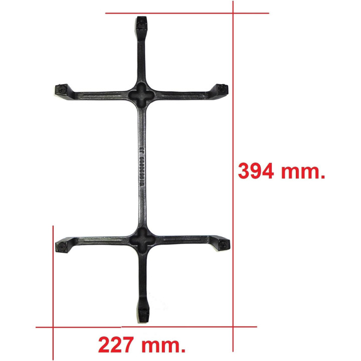 Griglia Doppio Montaggio Per Piano Cottura A Gas Piano Cottura C00387679
