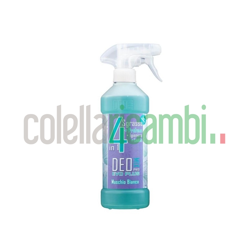 Deo mix Evo Plus 4 in 1 Muschio Bianco - Sgrassa Profuma Igienizza Lucida