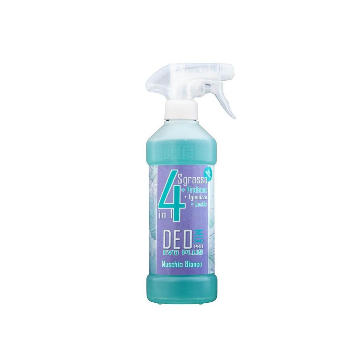 Deo mix Evo Plus 4 in 1 Muschio Bianco - Sgrassa Profuma Igienizza Lucida