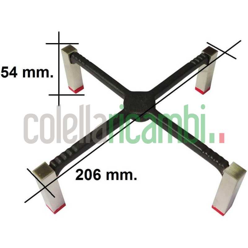 Griglia In Ghisa Piano Cottura Originale Smeg 694091486