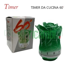 Timer Orologio Contaminuti da Cucina 60' Insalata