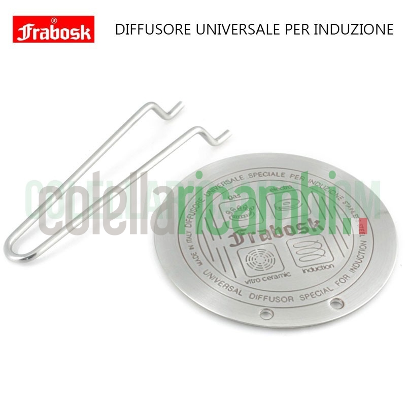 Diffusore Universale Frabosk Induzione con Pinza in Acciaio Inox Diamet