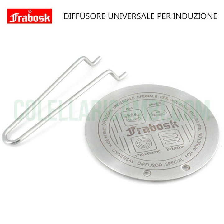 Diffusore Universale Frabosk Induzione con Pinza in Acciaio Inox Diamet