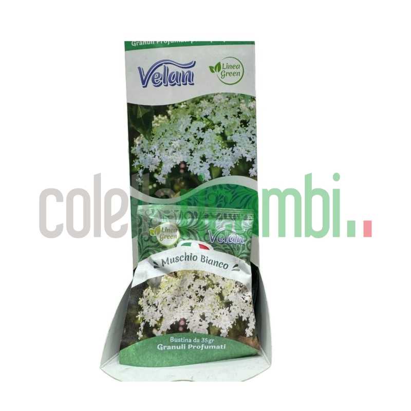 Dispencer Granuli Profumati Confezione 25 Bustine Muschio Bianco