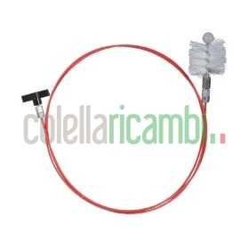 Kit Per Pulizia Canne Fumarie Composto Da Asta Flessibile, Manopola Plastica E Scovolo In Nylon 14805006