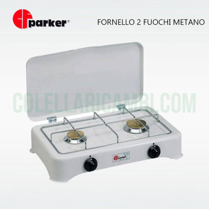 Fornello da Campeggio a Gas 2 Fuochi Metano 5326C Parker
