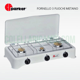 Fornello a Gas 3 Fuochi Metano 5328C Parker