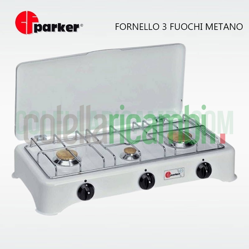 Fornello a Gas 3 Fuochi Metano 5328C Parker