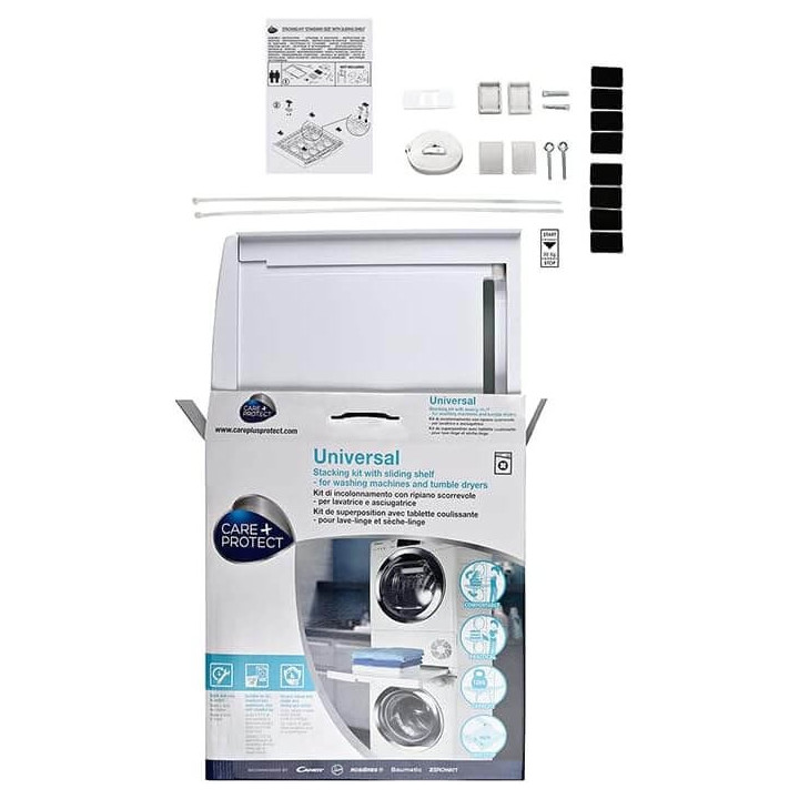 Kit Supporto universale per Asciugatrice e Lavatrice a Colonna Whirlpool WPRO 484000008436 SKS101