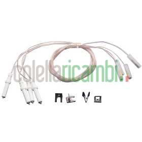 Kit 4 candelette per accensione piani cottura lunghezza candela 3,4 cm