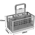 Cestello Lavastoviglie Portaposate Universale Cesto per Lavastoviglie Electrolux Bosch Hotpoint Neff Siemens Smeg 093046