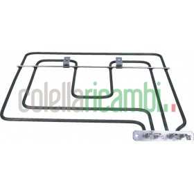 Resistenza Beko Superiore Grill 1100W+1100W 230V, Lunghezza 356Mm, Larghezza 338Mm, Flangia 100X17mm. Forno 262900064