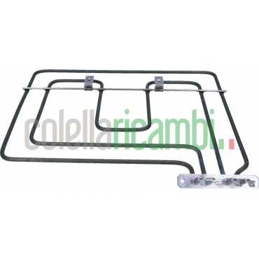 Resistenza Beko Superiore Grill 1100W+1100W 230V, Lunghezza 356Mm, Larghezza 338Mm, Flangia 100X17mm. Forno 262900064