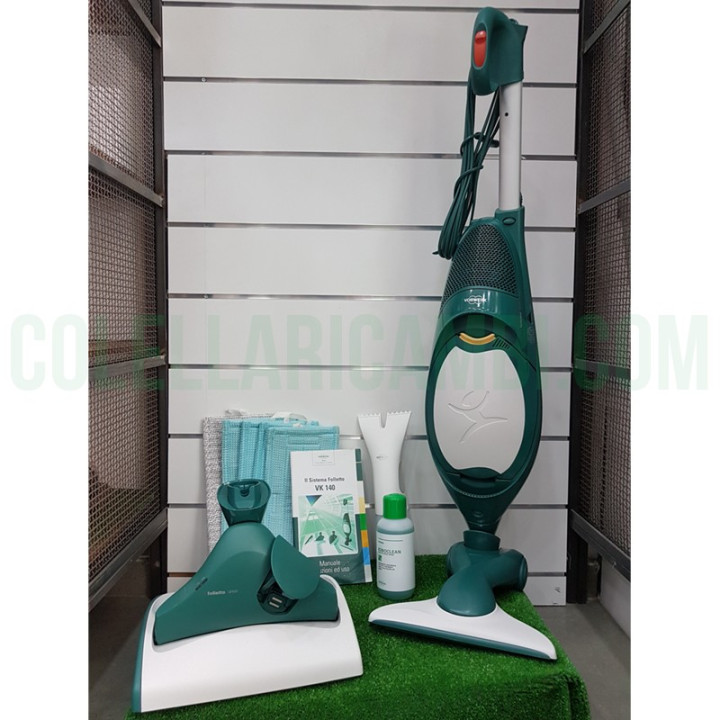 Aspirapolvere Vorwerk Folletto Kobold VK140 + Pulilava SP520 Rigenerato