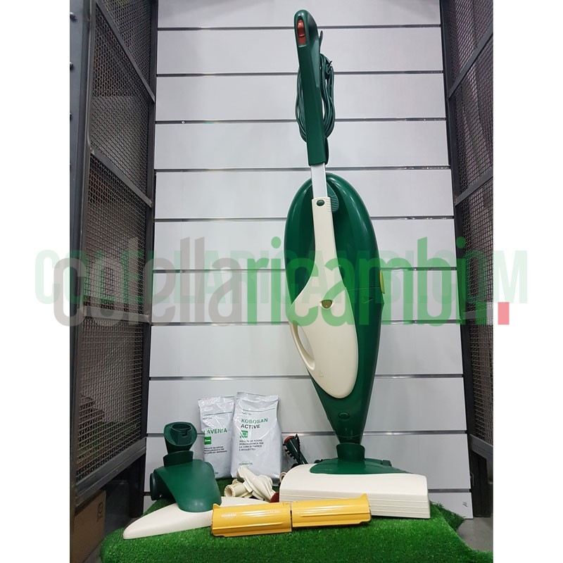 Aspirapolvere Vorwerk Folletto Kobold VK135 + Battitappeto EB350 Rigenerato