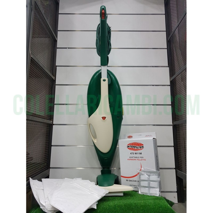 Aspirapolvere Vorwerk Folletto VK135 Rigenerato Originale con Garanzia 24 Mesi