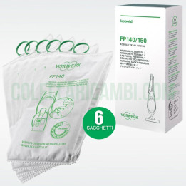Sacchetti Originali Vorwerk Folletto VK 140-150 (6 PZ)