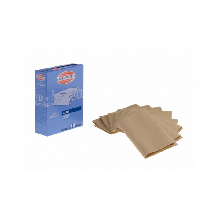 AL60 Sacchetti Bidone Aspiratutto Alfatec Electrolux DeLonghi Interfilter