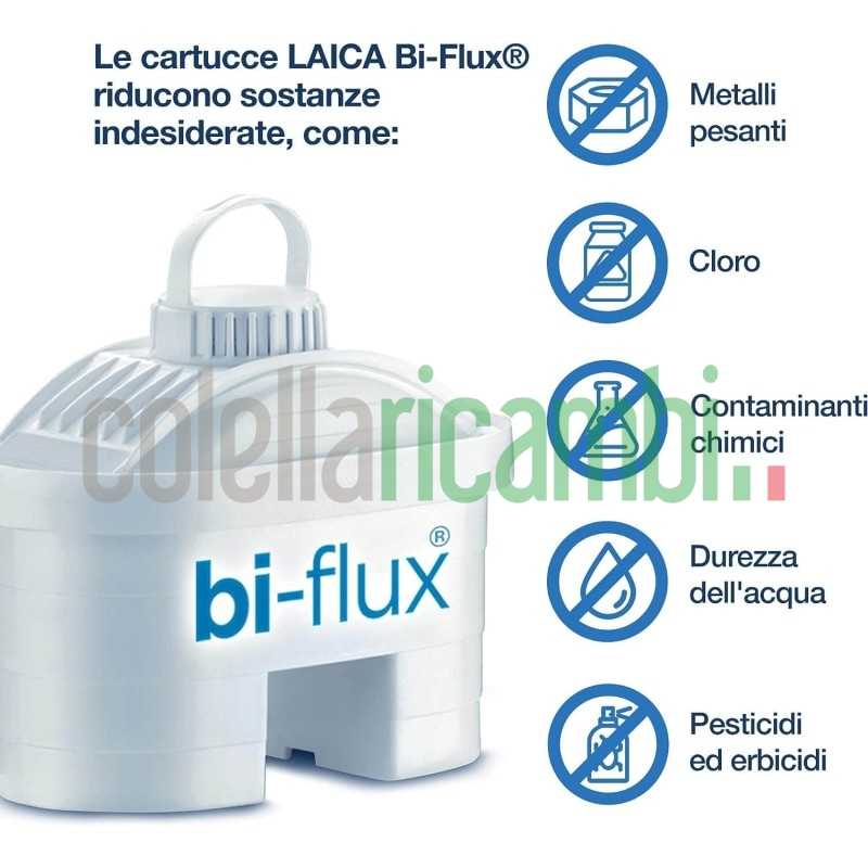 Cartuccia filtro acqua LAICA Bi-Flux - Preserva i sali minerali riducendo cloro e metalli pesanti