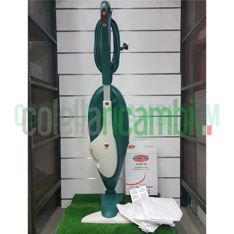 Aspirapolvere Vorwerk Folletto VK136 Rigenerato Originale con Garanzia 24 Mesi