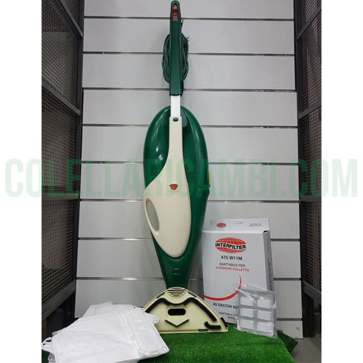 Aspirapolvere Vorwerk Folletto Kobold VK135 con HD13 Rigenerato