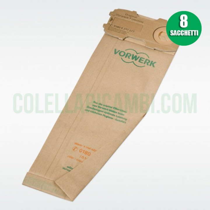 Sacchetti Originali Vorwerk Folletto VK120 121 122 (8 PZ)