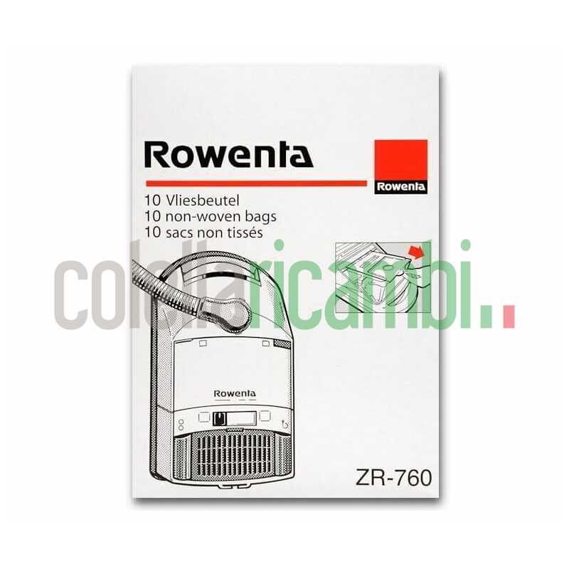 Sacchi 10 pz Originale Aspirapolvere Rowenta ZR-760