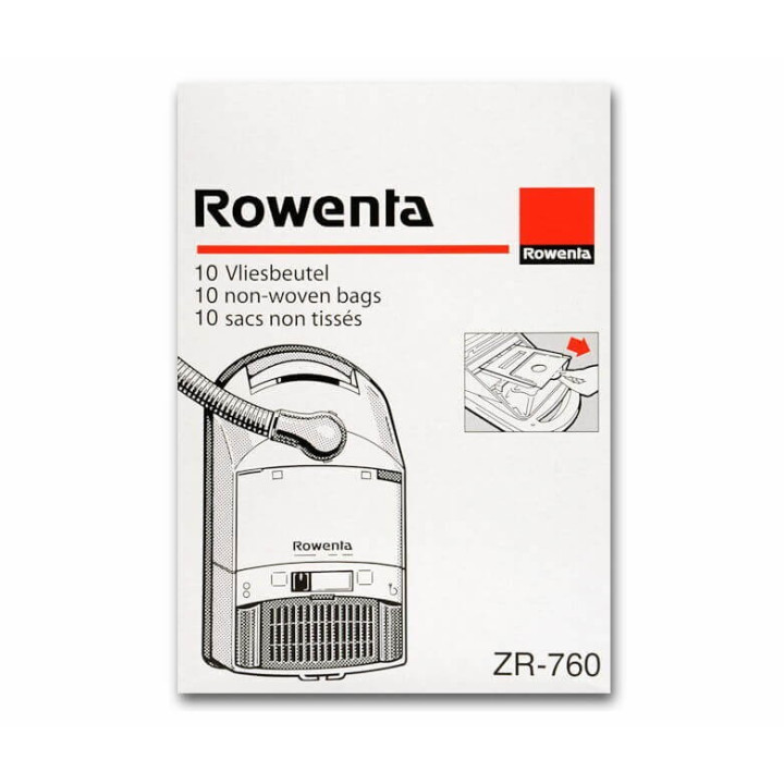 Sacchi 10 pz Originale Aspirapolvere Rowenta ZR-760