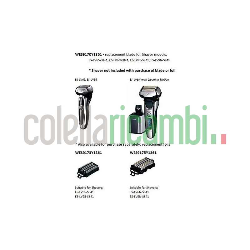 Panasonic WES9170Y Lama Interna di Ricambio per Rasoi Uomo