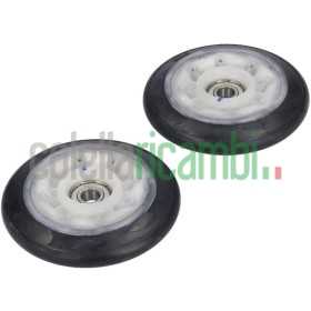 Kit 2 Ruote puleggia Originale lavatrice LG AGM75510754