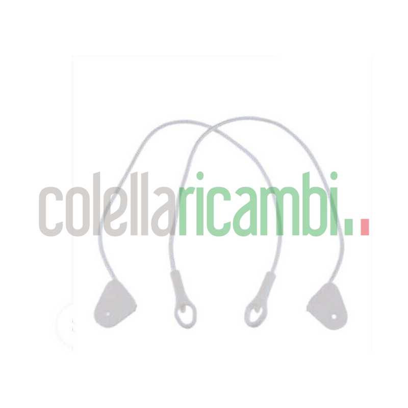 Kit 2 Pezzi Cerniera Cavo Molla per Porta Lavastoviglie Vestel Sharp