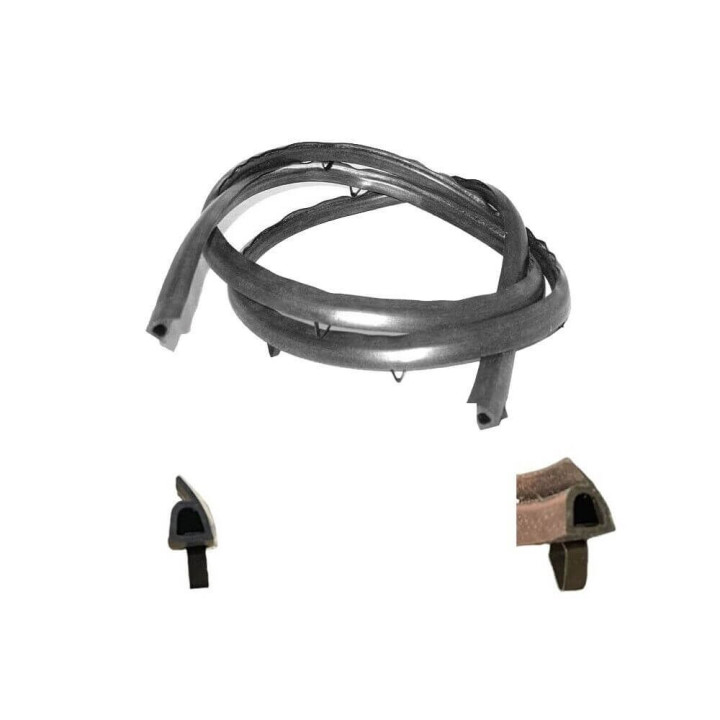 Guarnizione Porta Lunghezza 1230 mm | 12 Molle Di Fissaggio Per Forno Samet